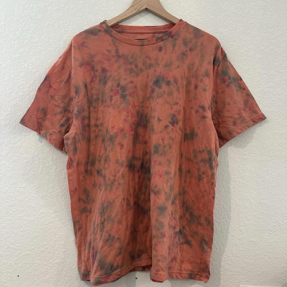 George Men’s XL Red Tie Dye Short Sleeve T-shirt